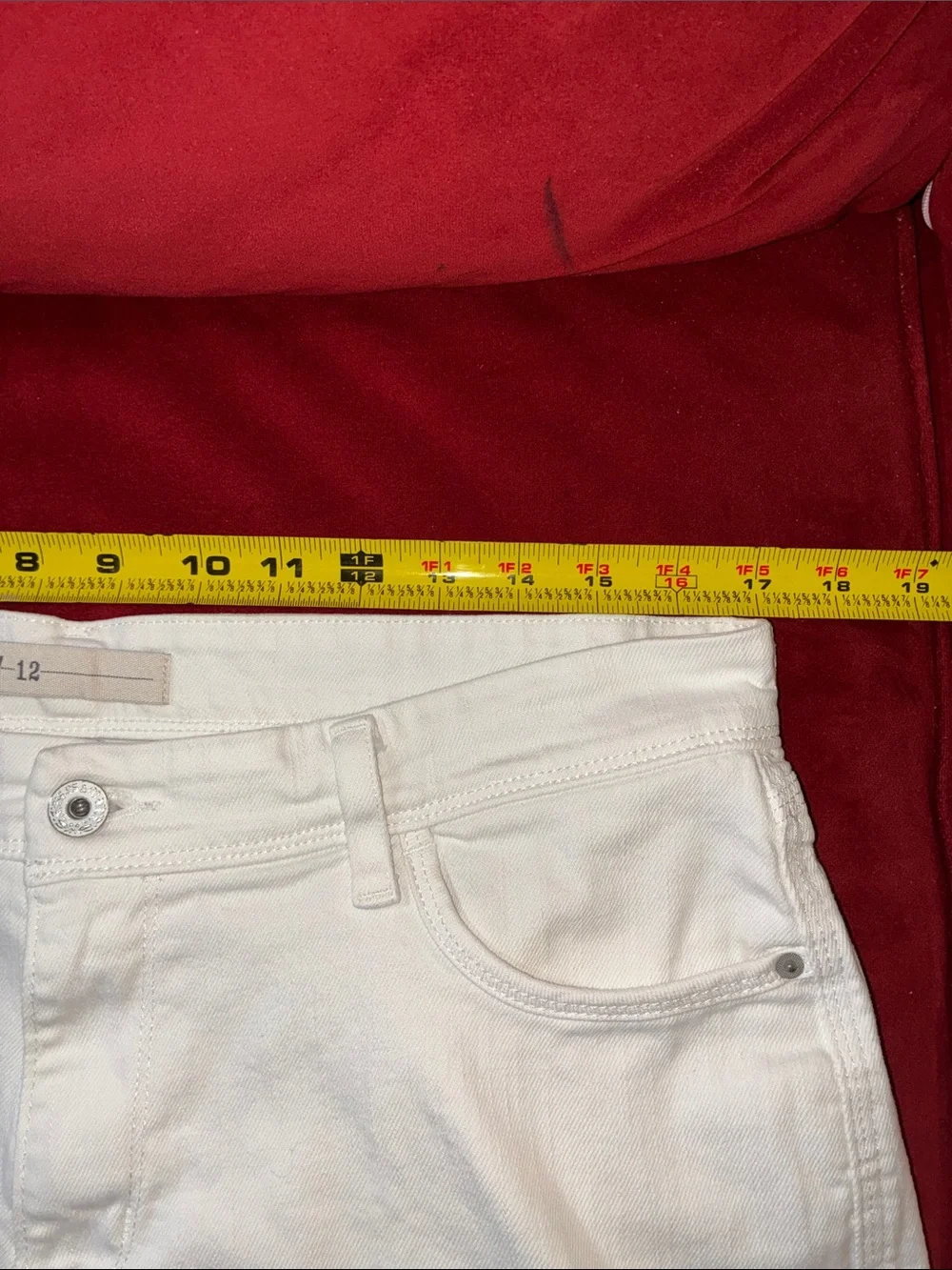 Levi's White Denim Jean Shorts